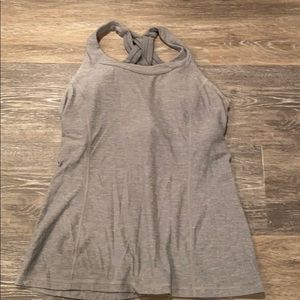 Gray lululemon tank size 6